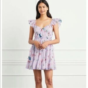 Hill House purple Lucia Sea Creature mini Dress